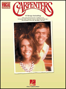 cover Vocal Recorded Versions - The Carpenters piano sheet music cover